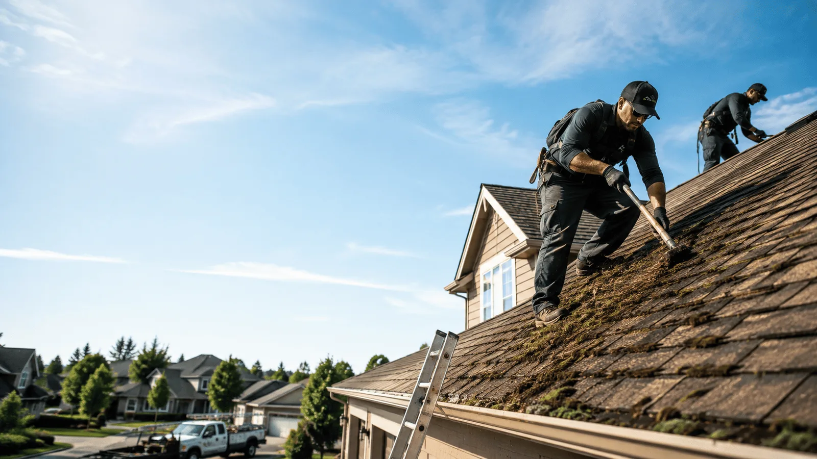 Roof Moss Removal in Mcalister, NM near me